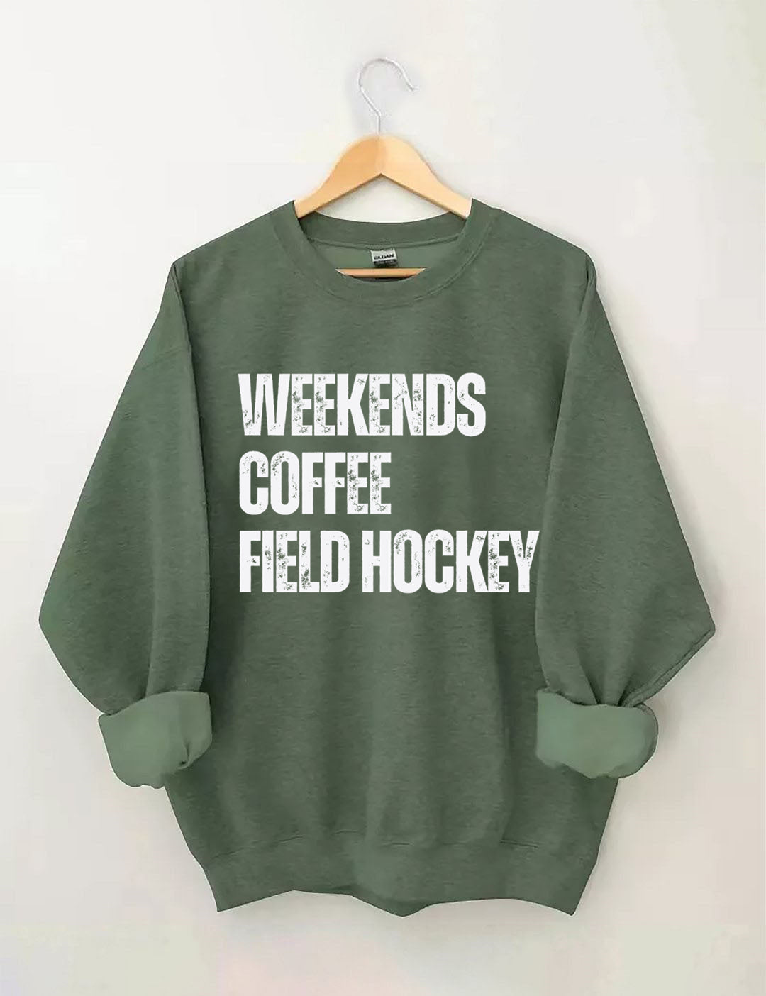 Weekends Coffee Field Hockey Sweatshirt