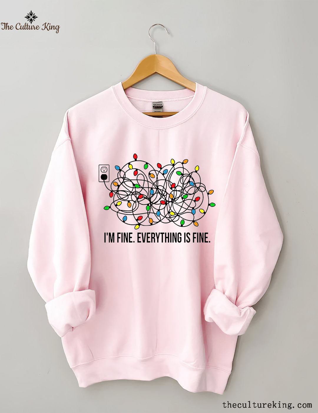 I'm Fine Everything Is Fine,Christmas Sweatshirt