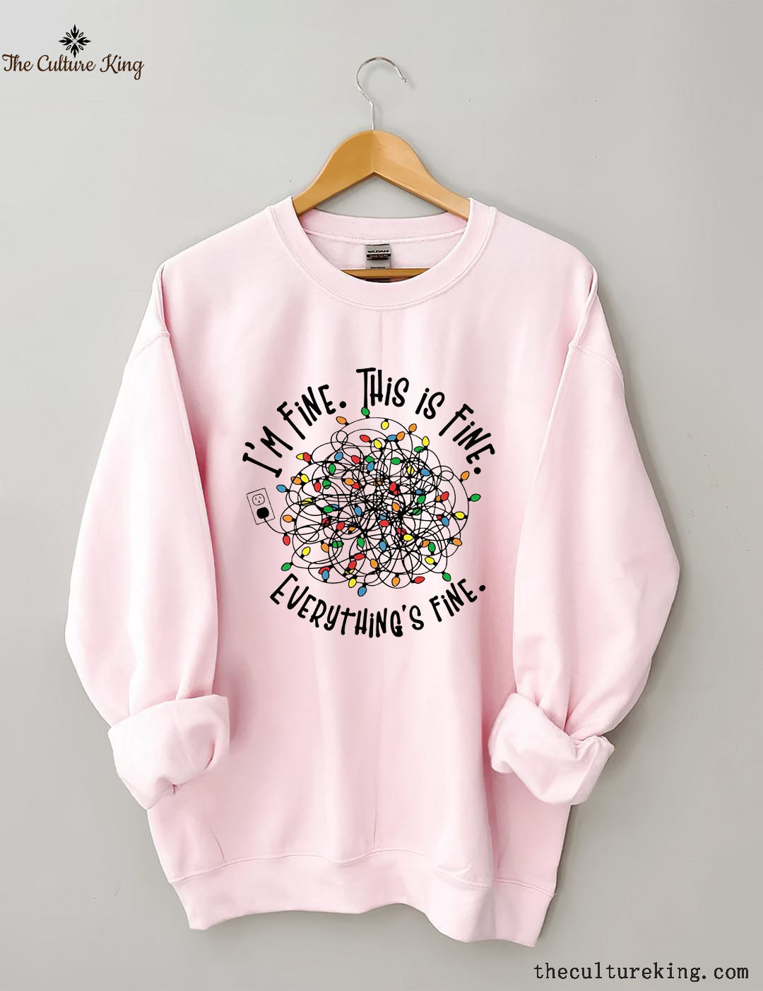 I'm Fine Everything Is Fine,Christmas Sweatshirt