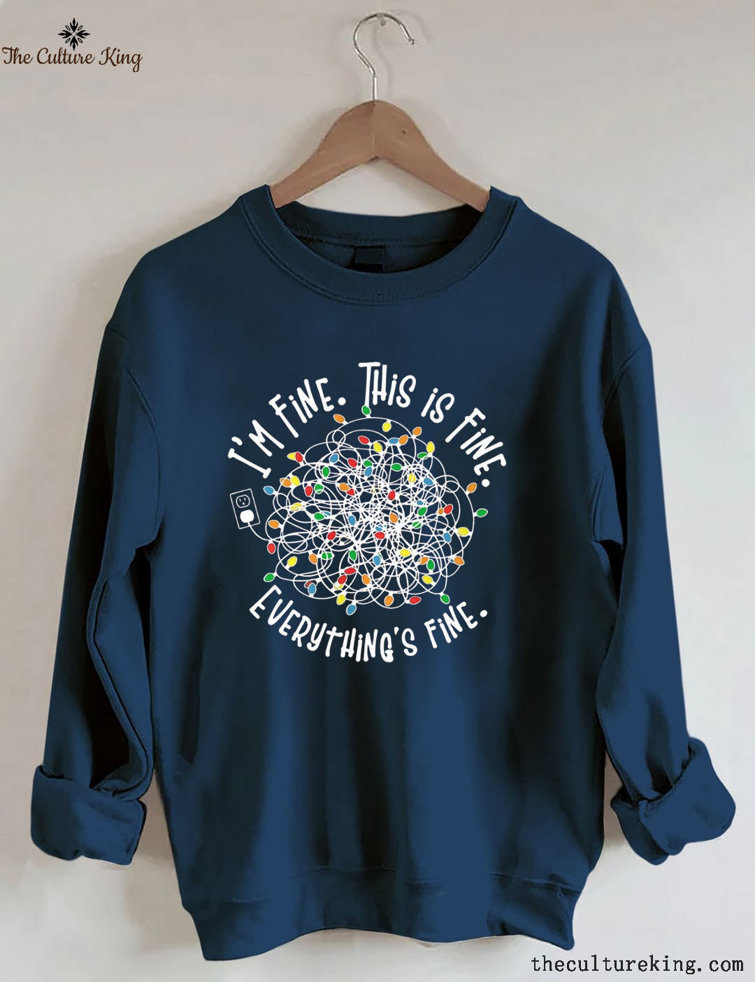 I'm Fine Everything Is Fine,Christmas Sweatshirt
