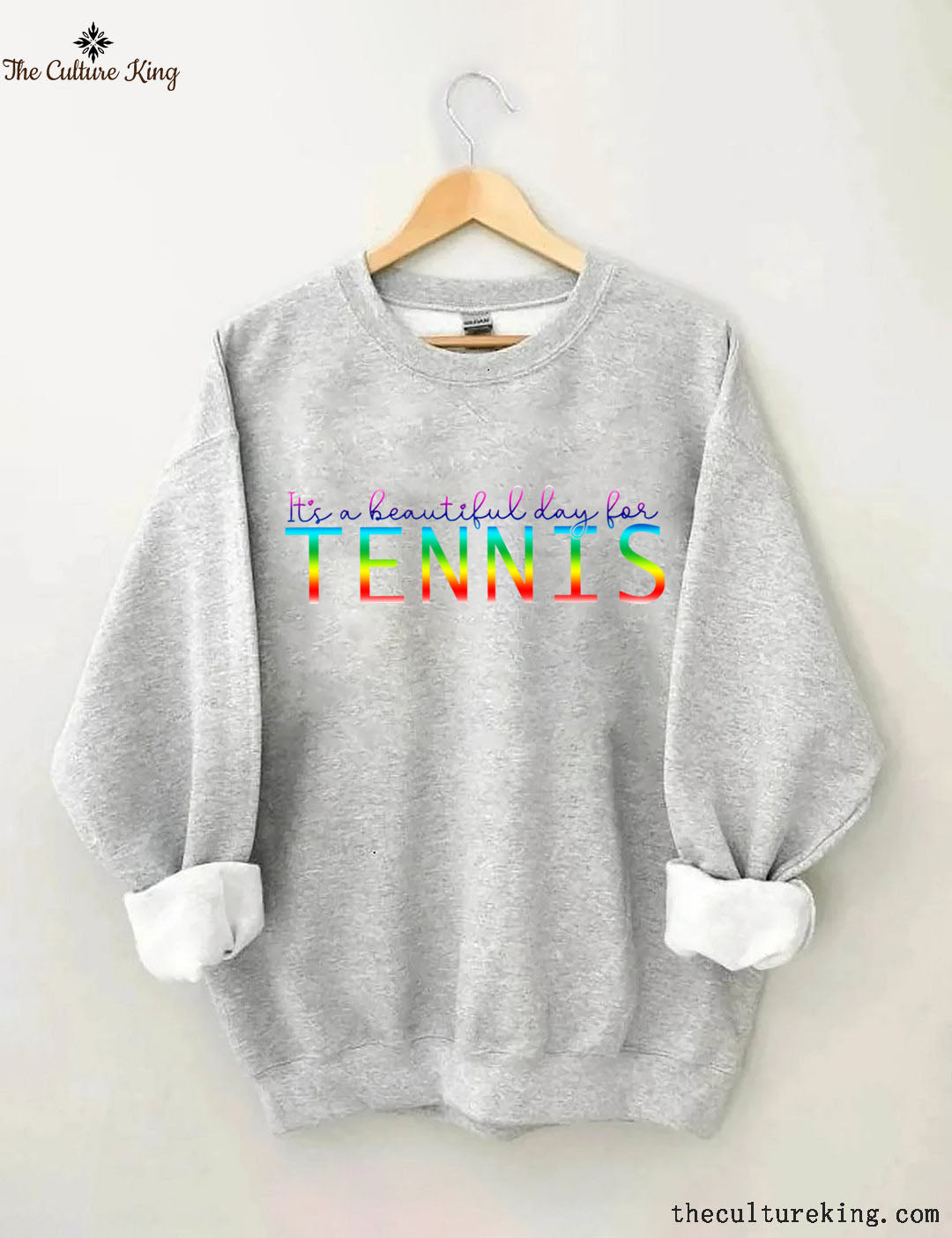 It's a beautiful day for Tennis Sweatshirt