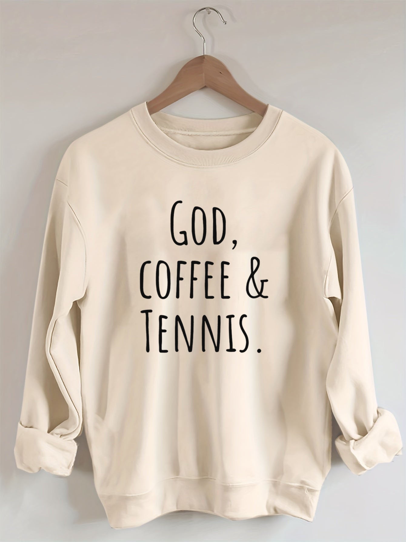 God, Coffee & Tennis Sweatshirt