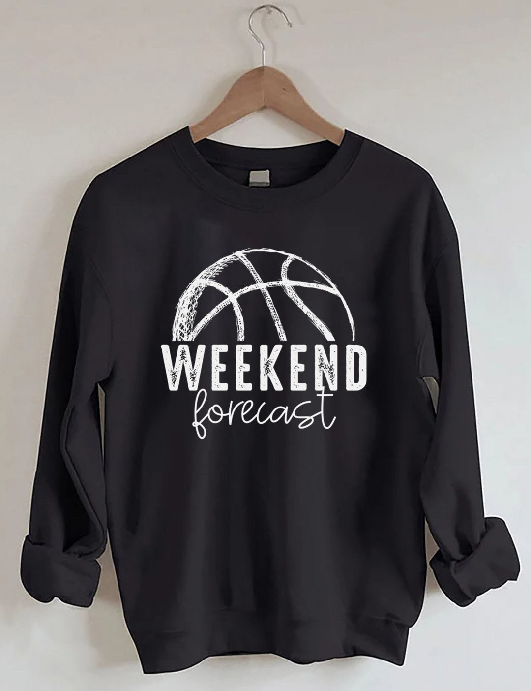 Weekend Forecast Game Day Basketball Sweatshirt