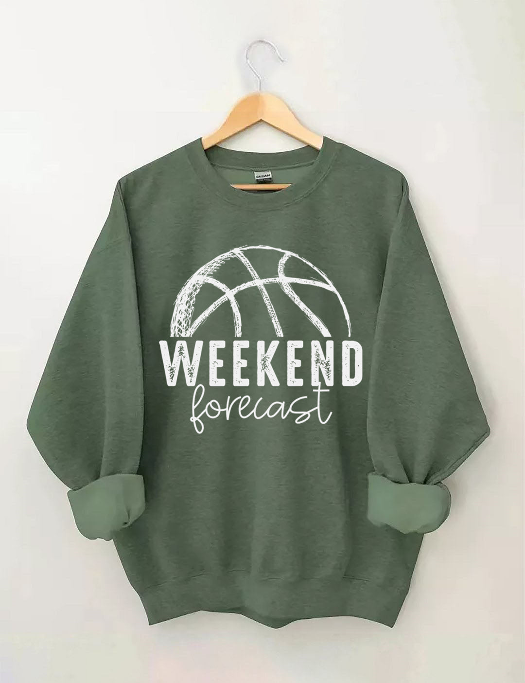 Weekend Forecast Game Day Basketball Sweatshirt