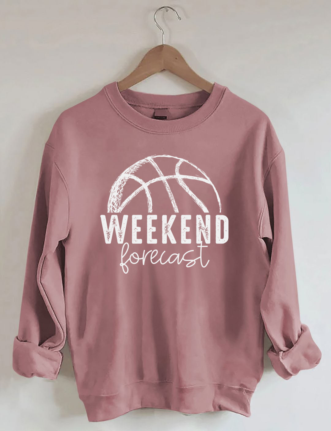 Weekend Forecast Game Day Basketball Sweatshirt