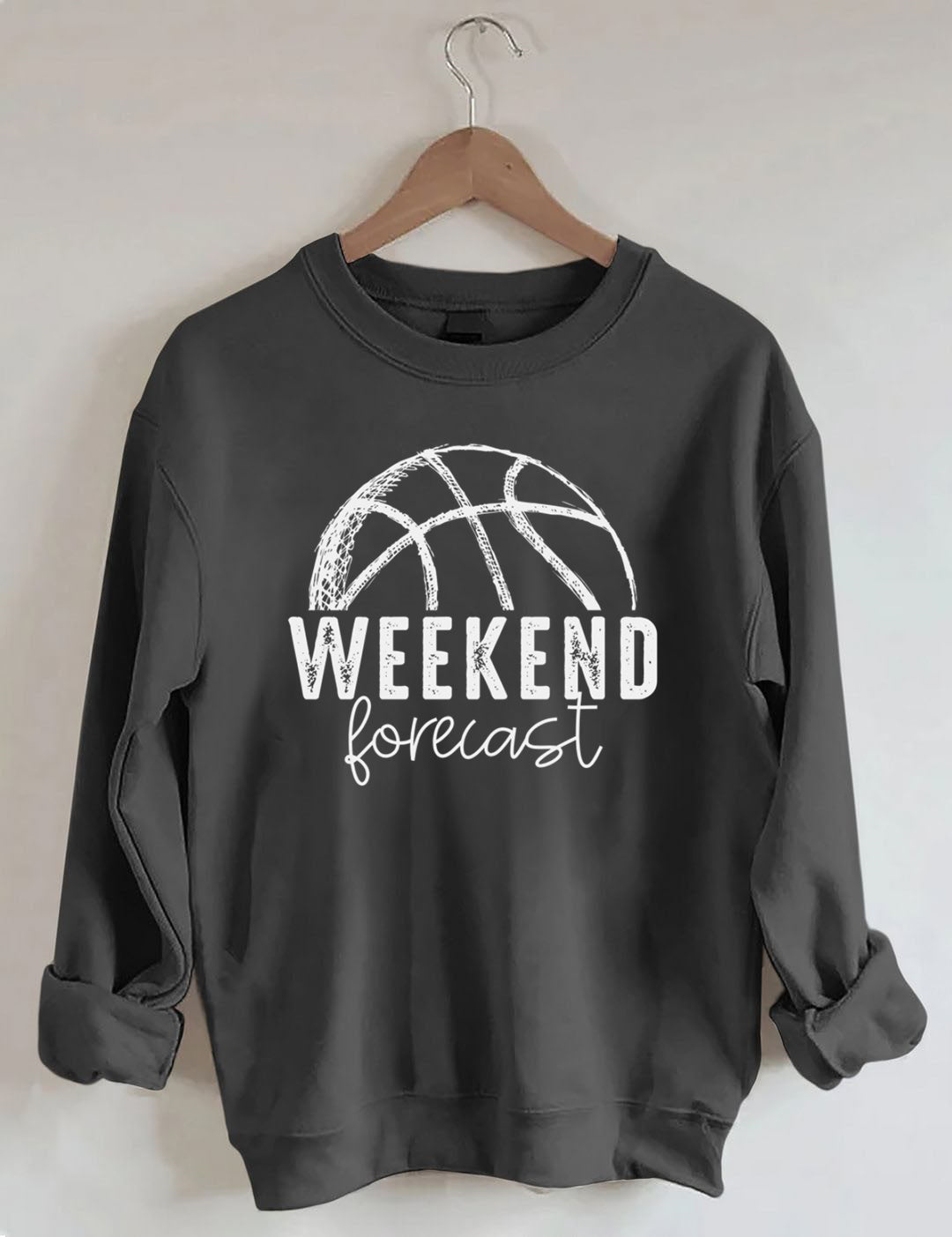 Weekend Forecast Game Day Basketball Sweatshirt