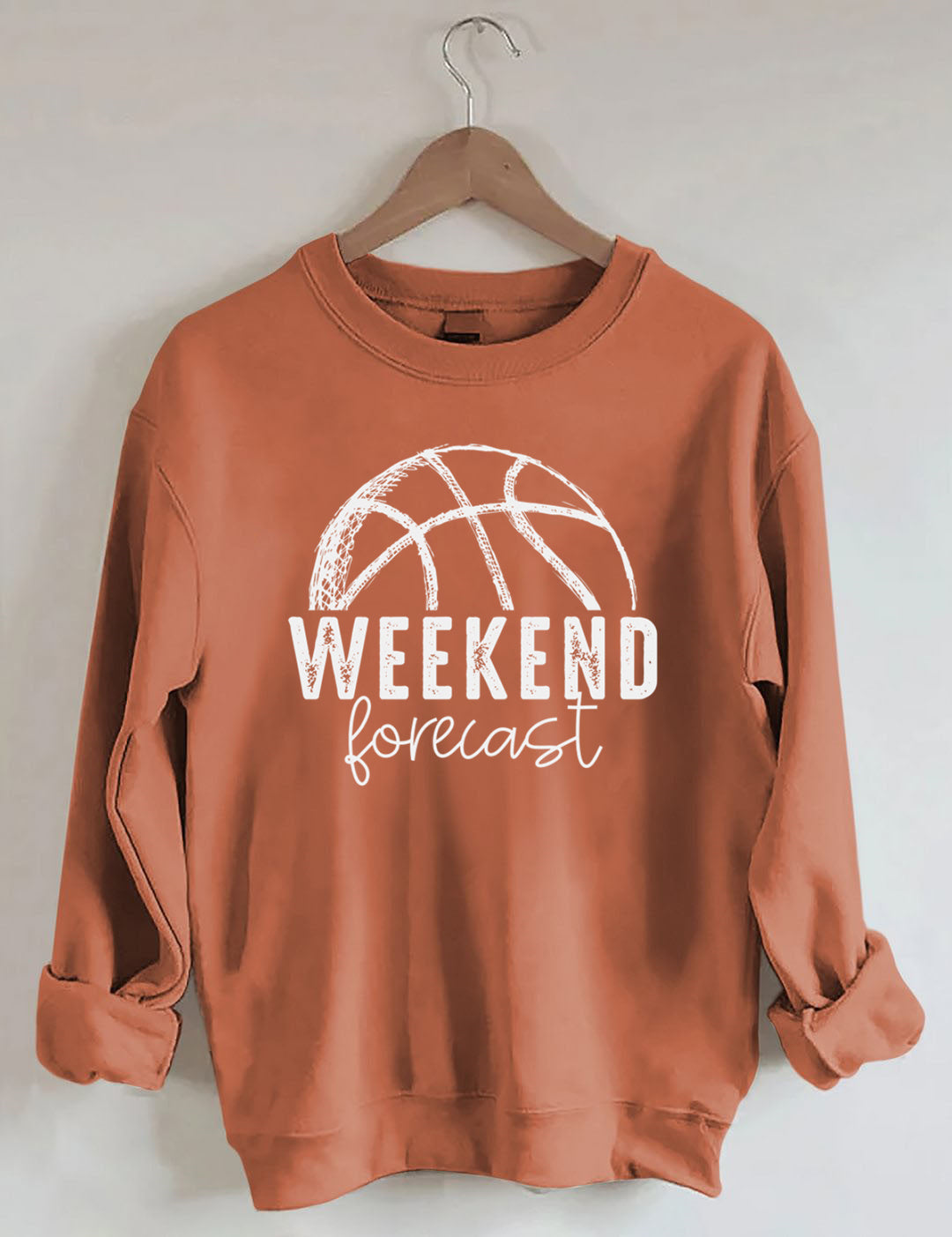 Weekend Forecast Game Day Basketball Sweatshirt