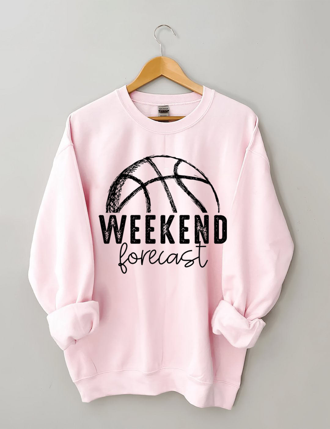 Weekend Forecast Game Day Basketball Sweatshirt