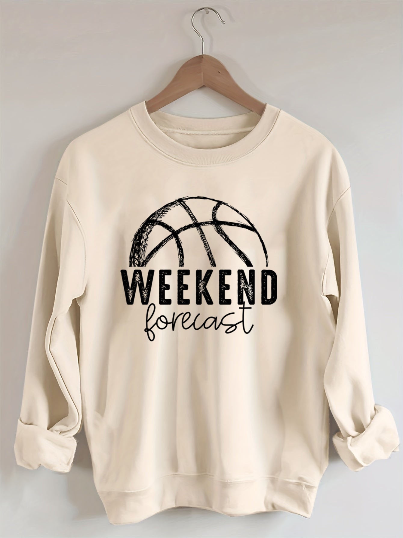 Weekend Forecast Game Day Basketball Sweatshirt