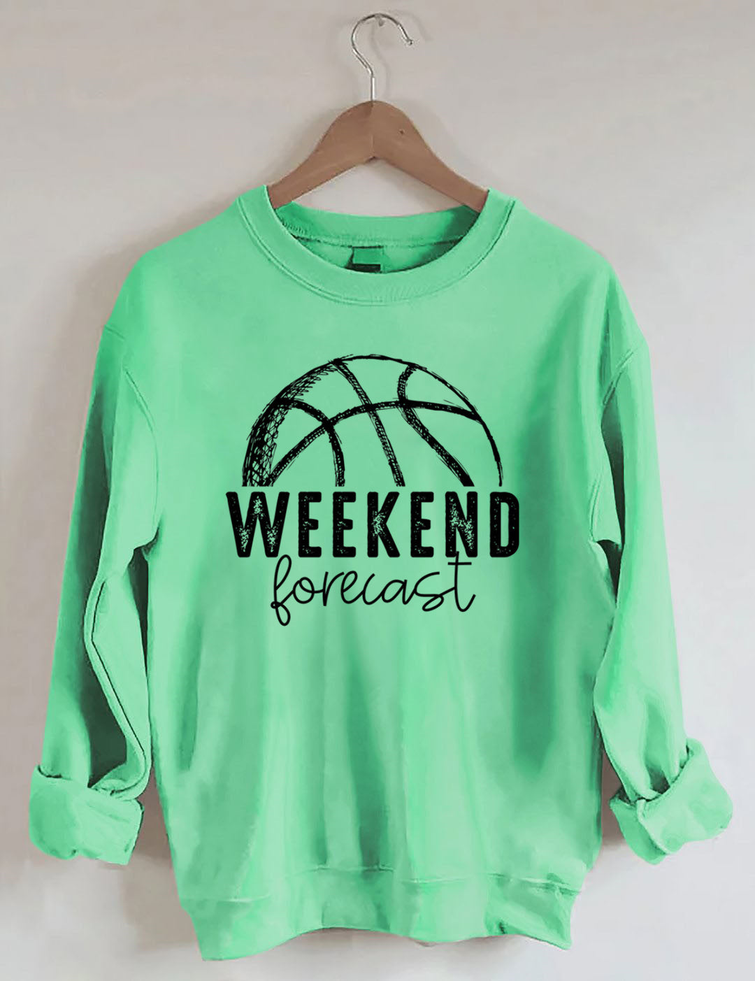 Weekend Forecast Game Day Basketball Sweatshirt