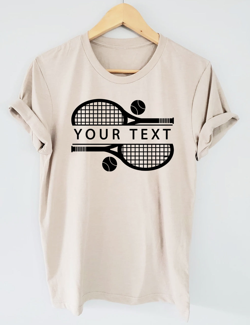 Custom Team Name Tennis T-shirt