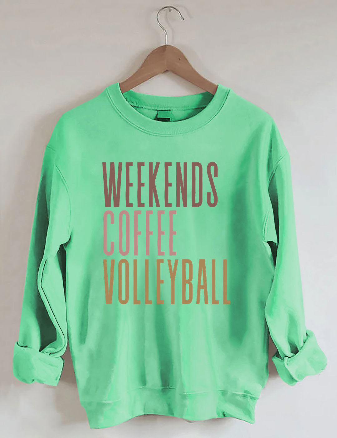 Weekend Coffee Volleyball Sweatshirt