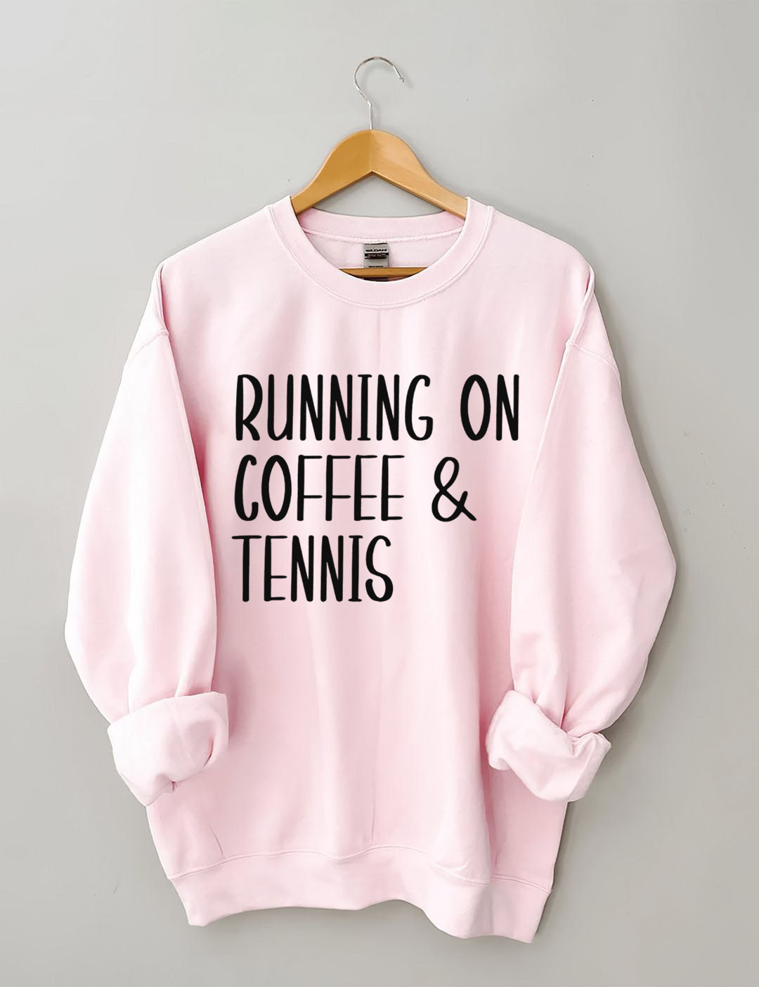Running on coffee & tennis Sweatshirt