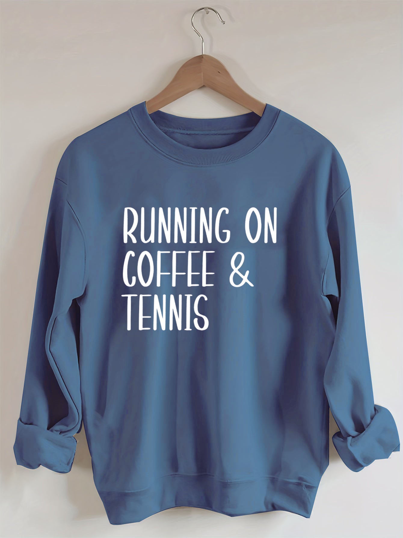 Running on coffee & tennis Sweatshirt