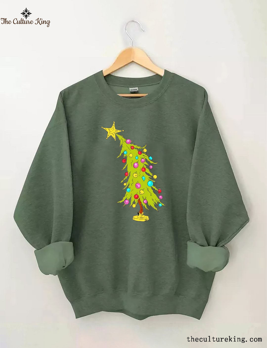 Whimsical Christmas Tree Sweatshirt