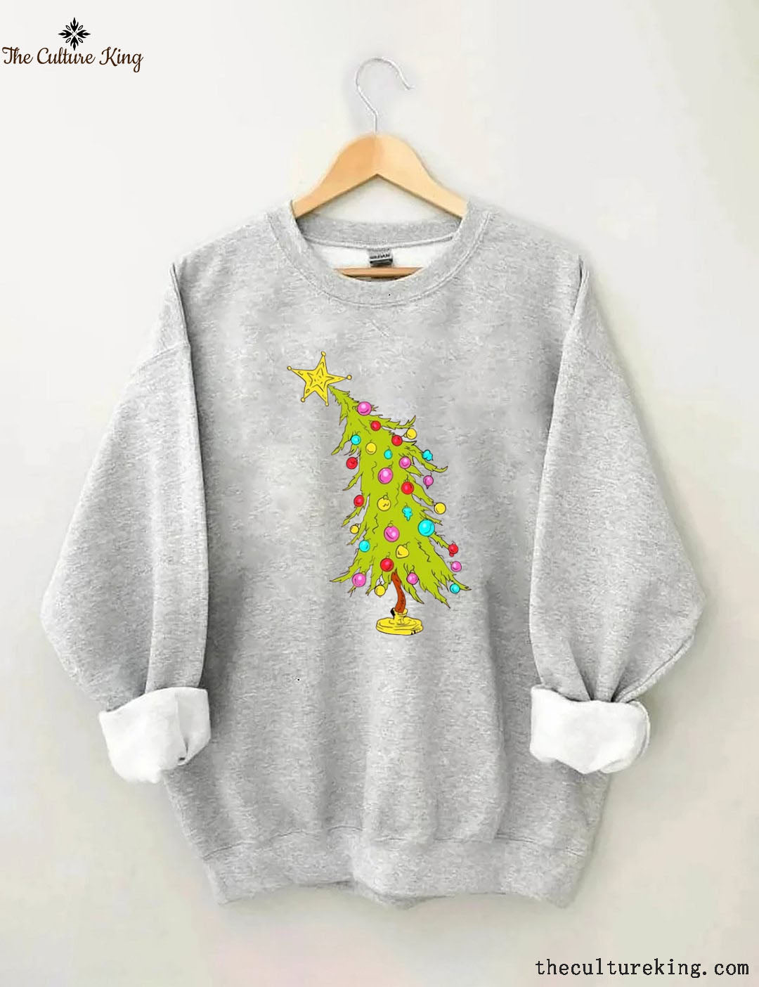 Whimsical Christmas Tree Sweatshirt