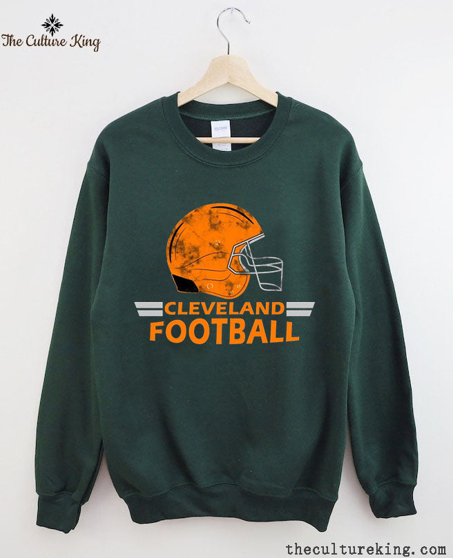 Vintage Cleveland Football Helmet Sweatshirt