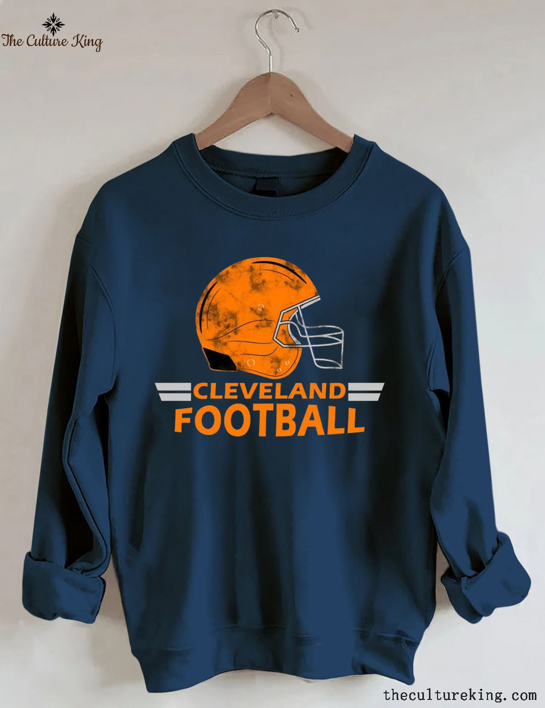 Vintage Cleveland Football Helmet Sweatshirt