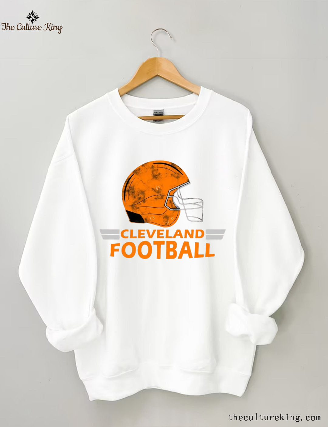 Vintage Cleveland Football Helmet Sweatshirt