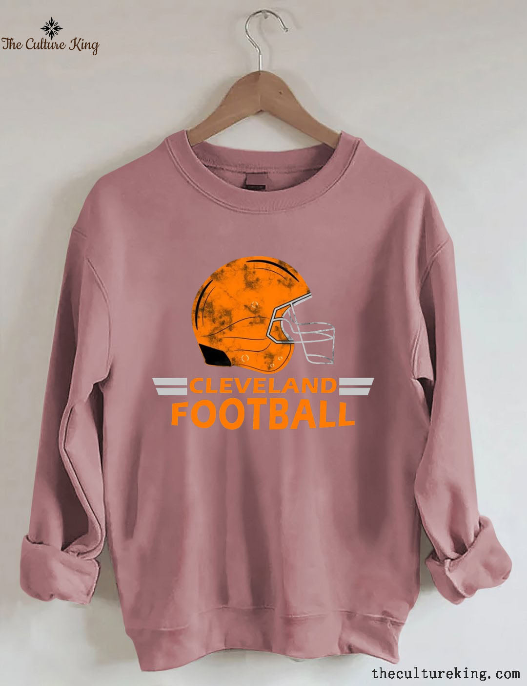 Vintage Cleveland Football Helmet Sweatshirt