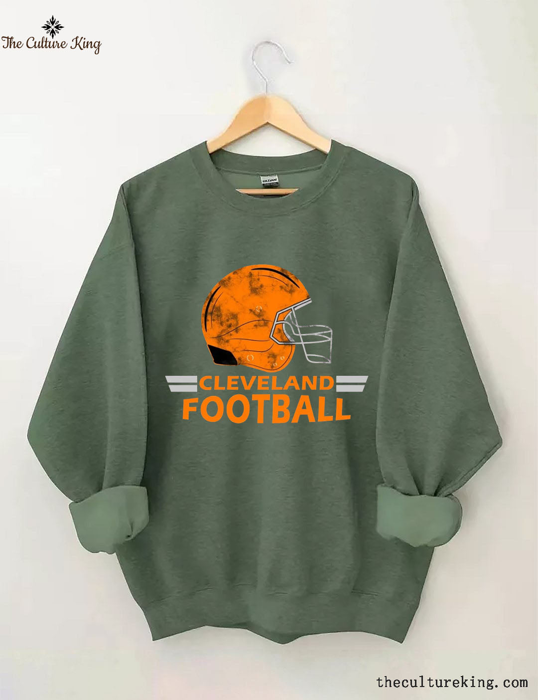 Vintage Cleveland Football Helmet Sweatshirt