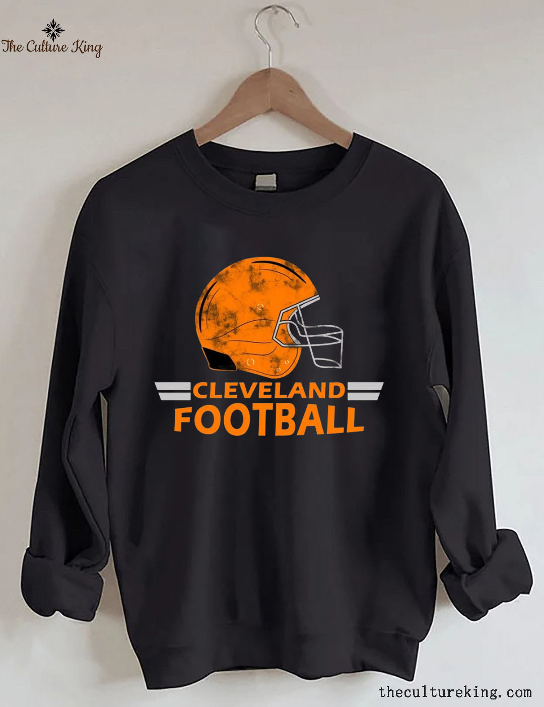 Vintage Cleveland Football Helmet Sweatshirt