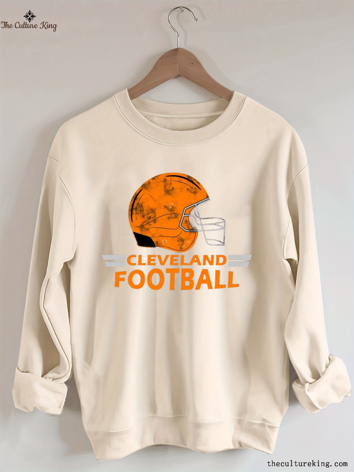 Vintage Cleveland Football Helmet Sweatshirt