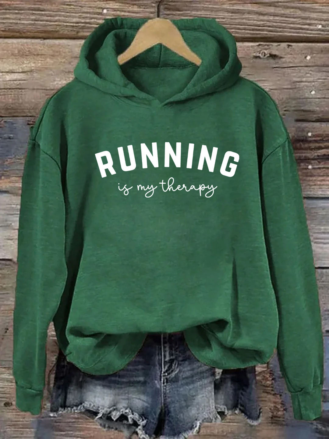 Running Is My Therapy Hoodie