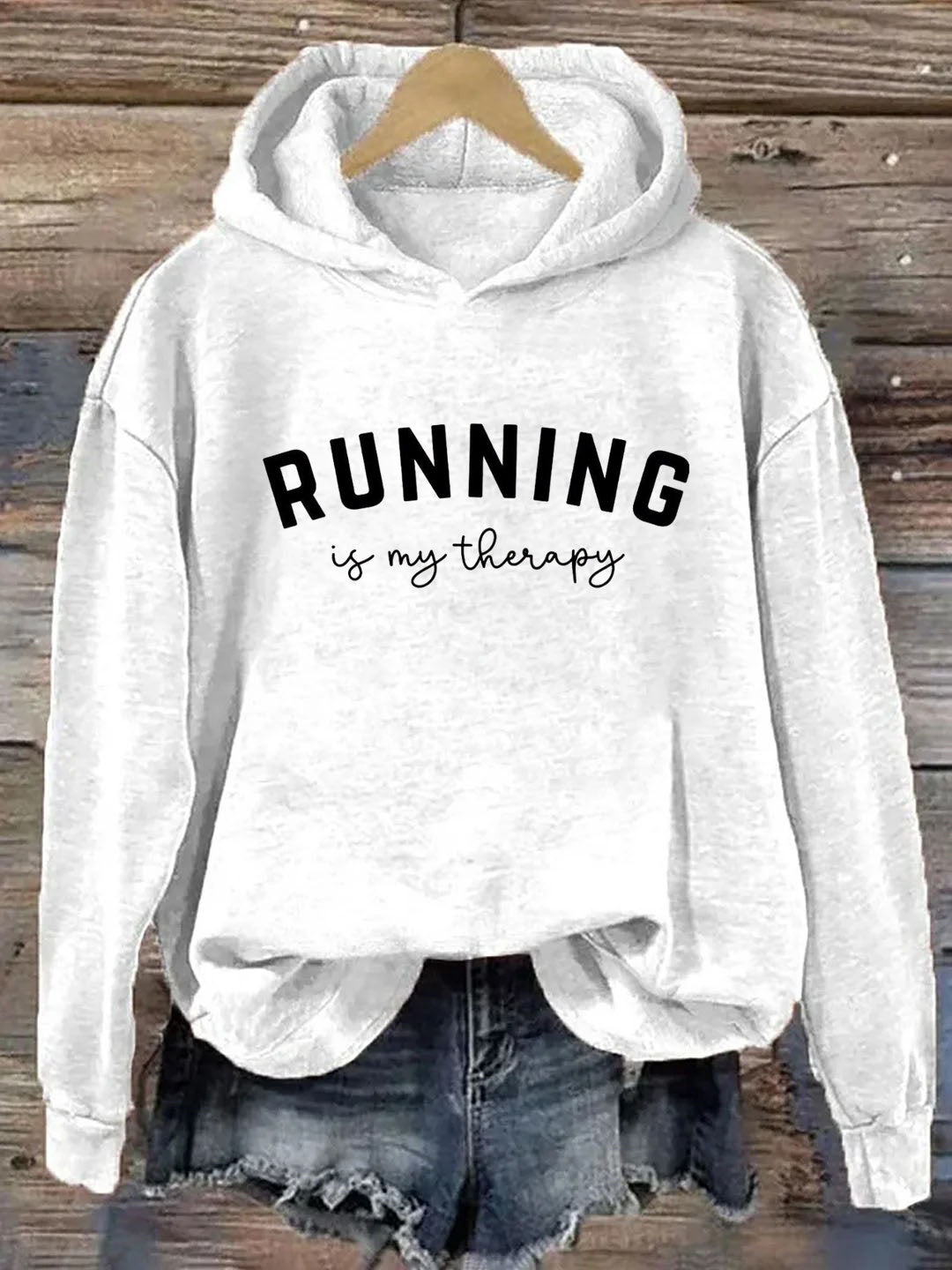 Running Is My Therapy Hoodie