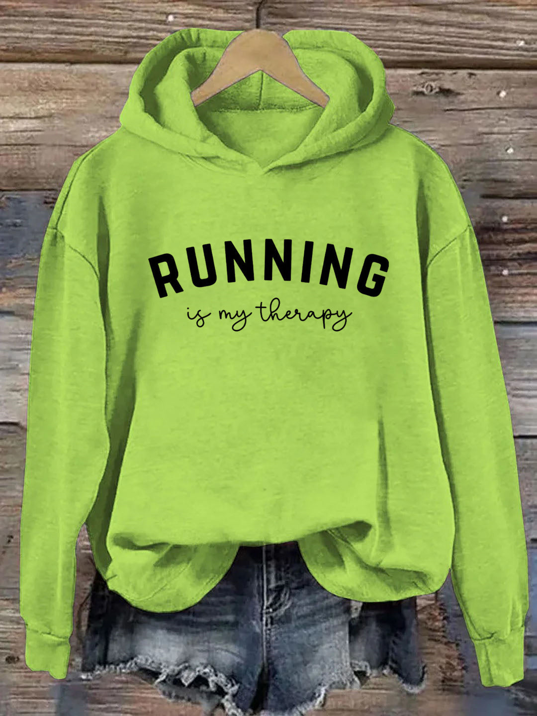 Running Is My Therapy Hoodie