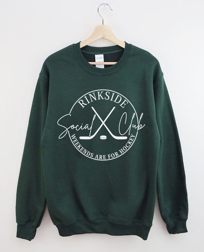 Rinkside Social Club Hockey Season Sweatshirt