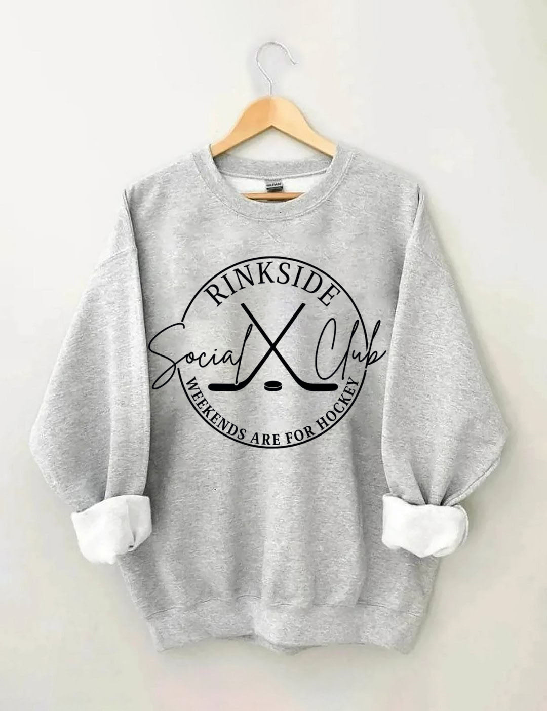 Rinkside Social Club Hockey Season Sweatshirt