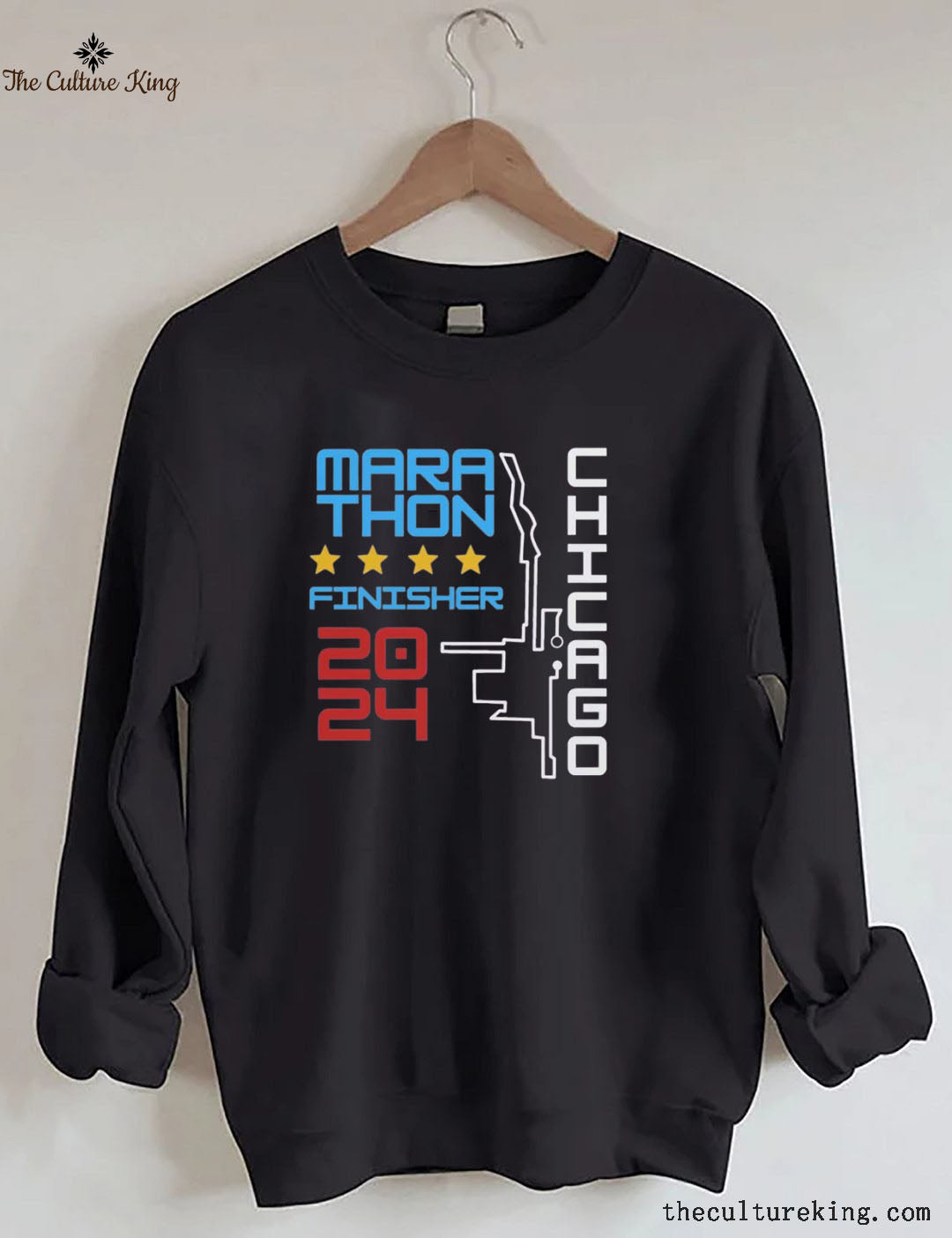 Personalization Chicago Marathon Running Sweatshirt