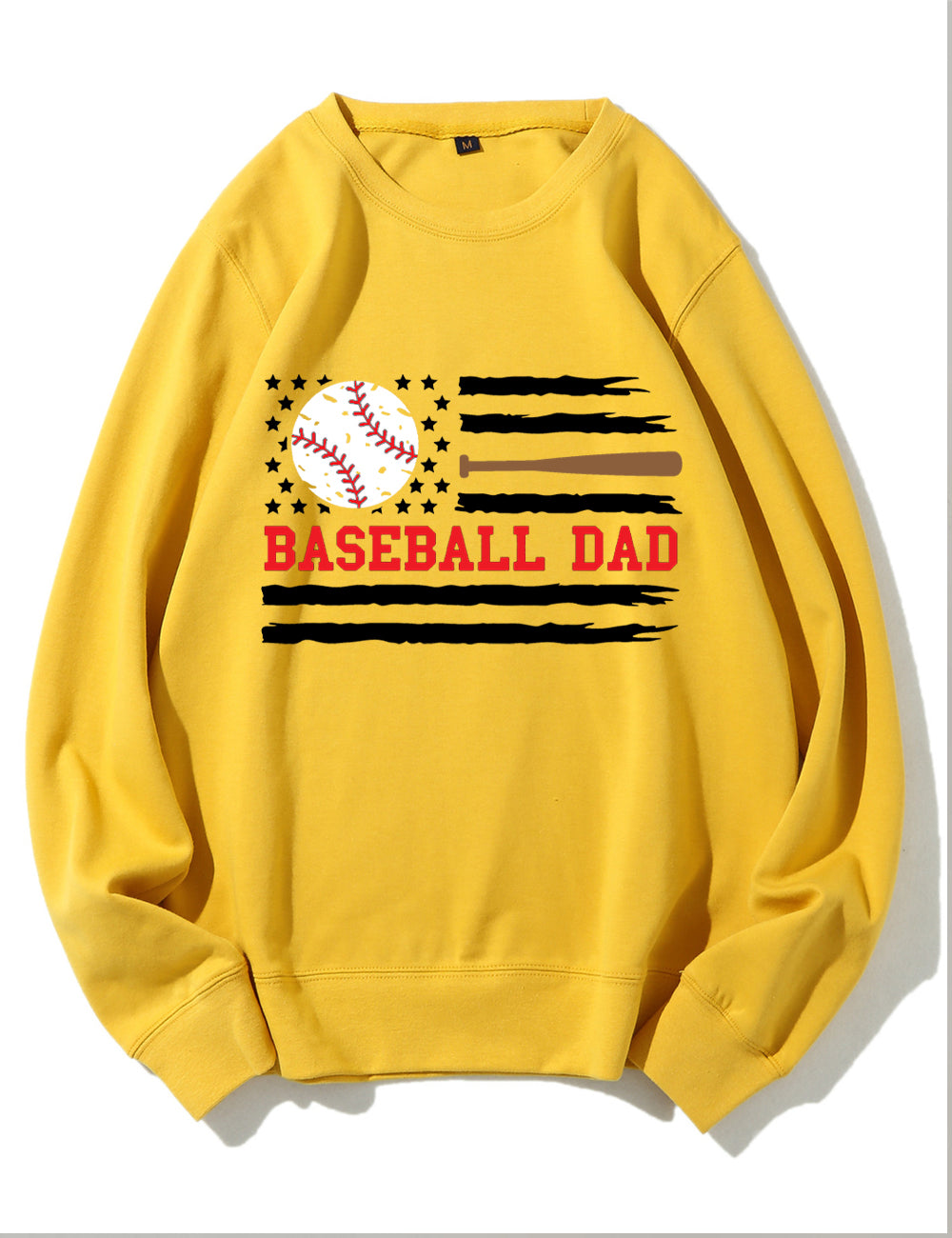 American Flag Baseball Dad Sweatshirt