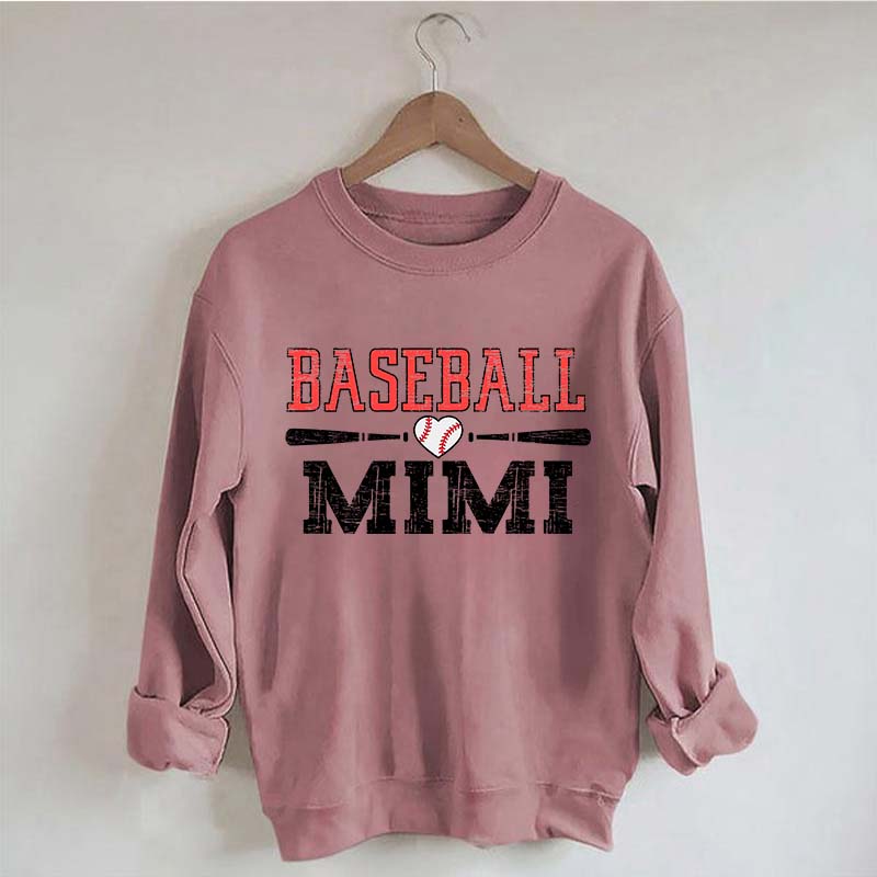 Mimi Baseball Ladies Cute Sweatshirt