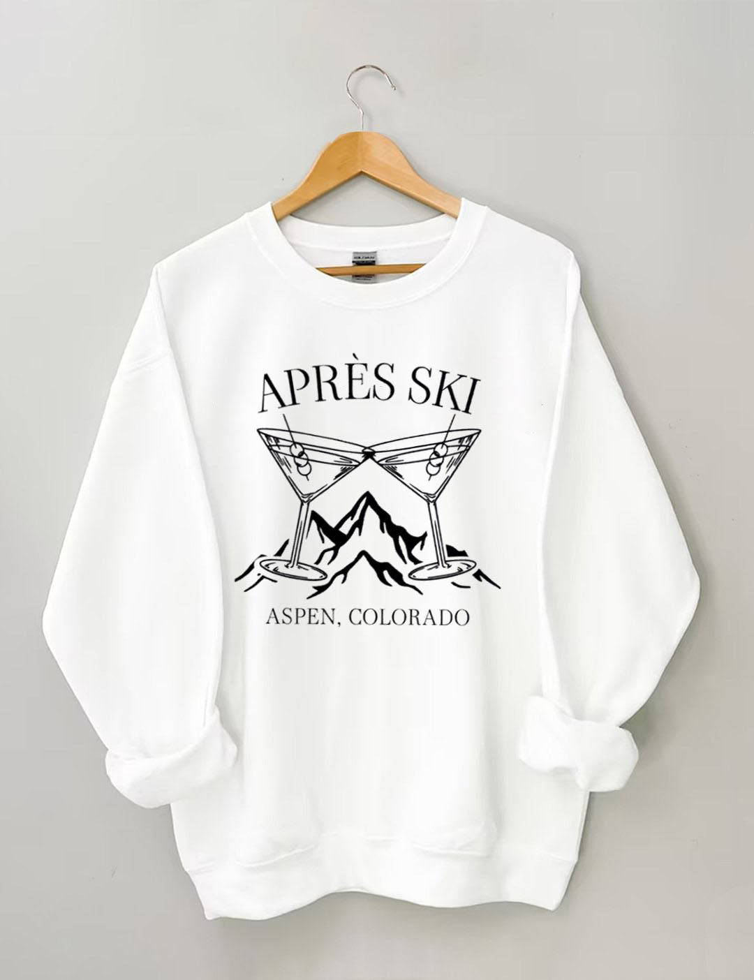 Custom Place Name Apres Ski Sweatshirt