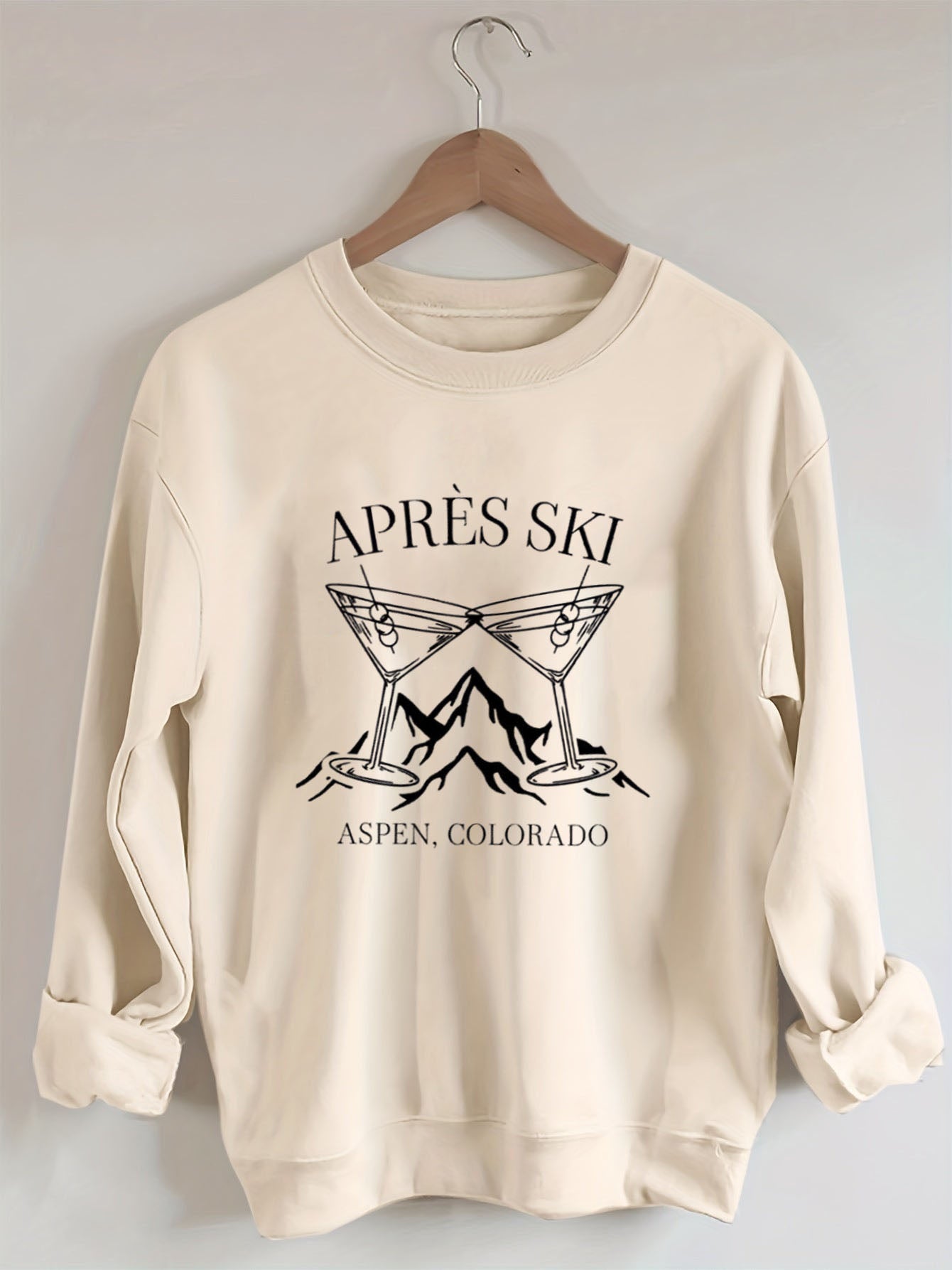 Custom Place Name Apres Ski Sweatshirt