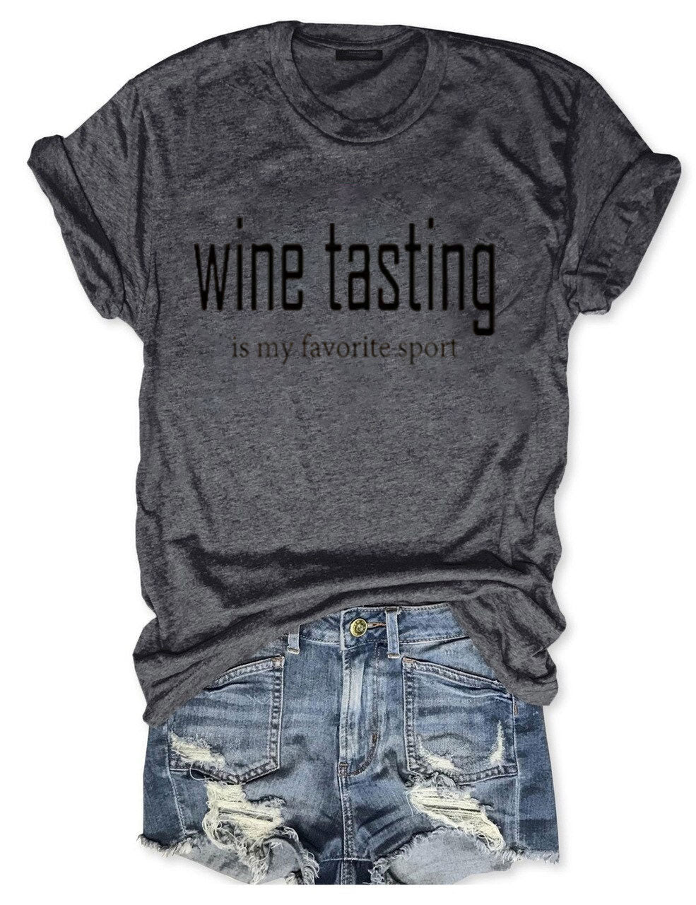 Wine Tasting Is My Favorite Sport T-shirt