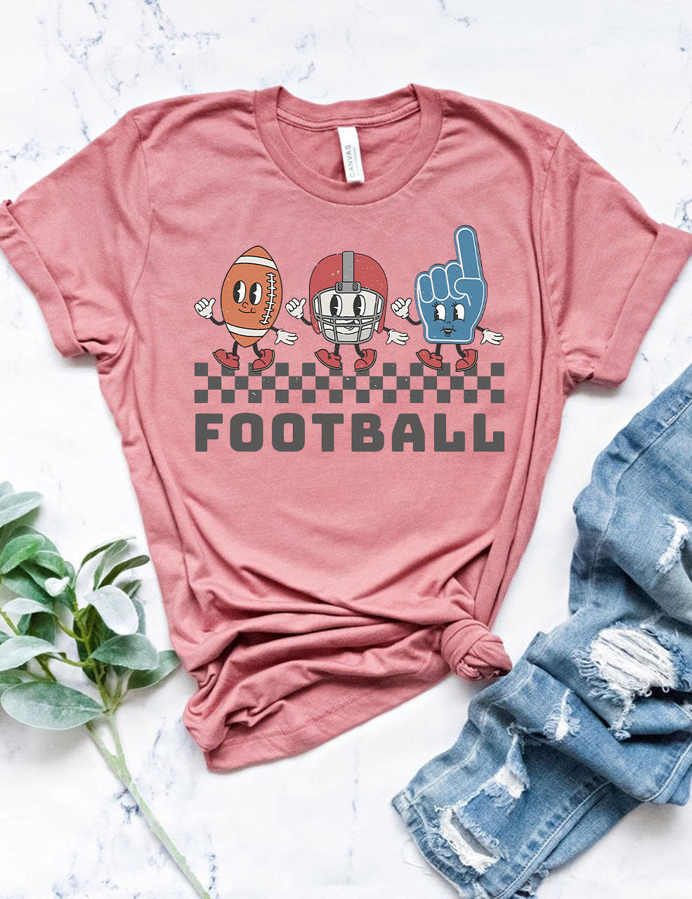 Retro Football Game Day T-Shirt