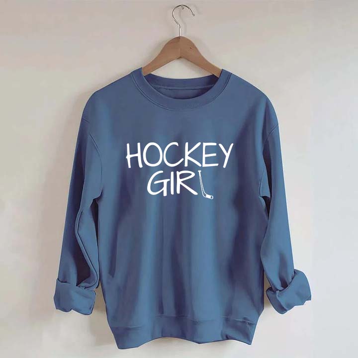 Hockey Girl Lover Cute Sweatshirt