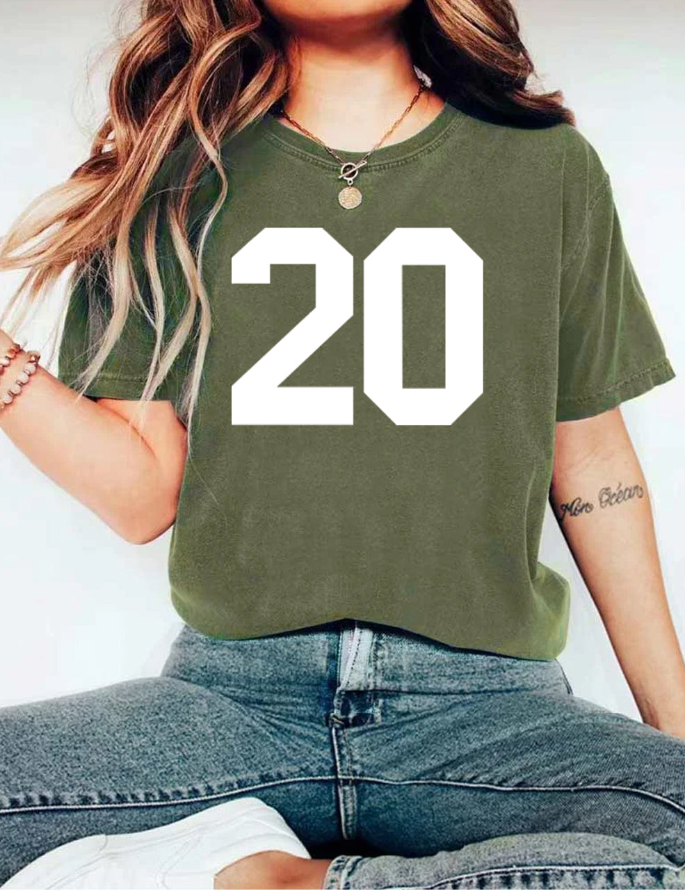 Tennis Mom Customized Number T-shirt