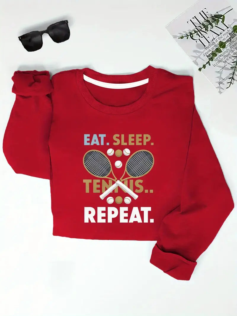 Eat. Sleep.Tennis Repeat Sweatshirt