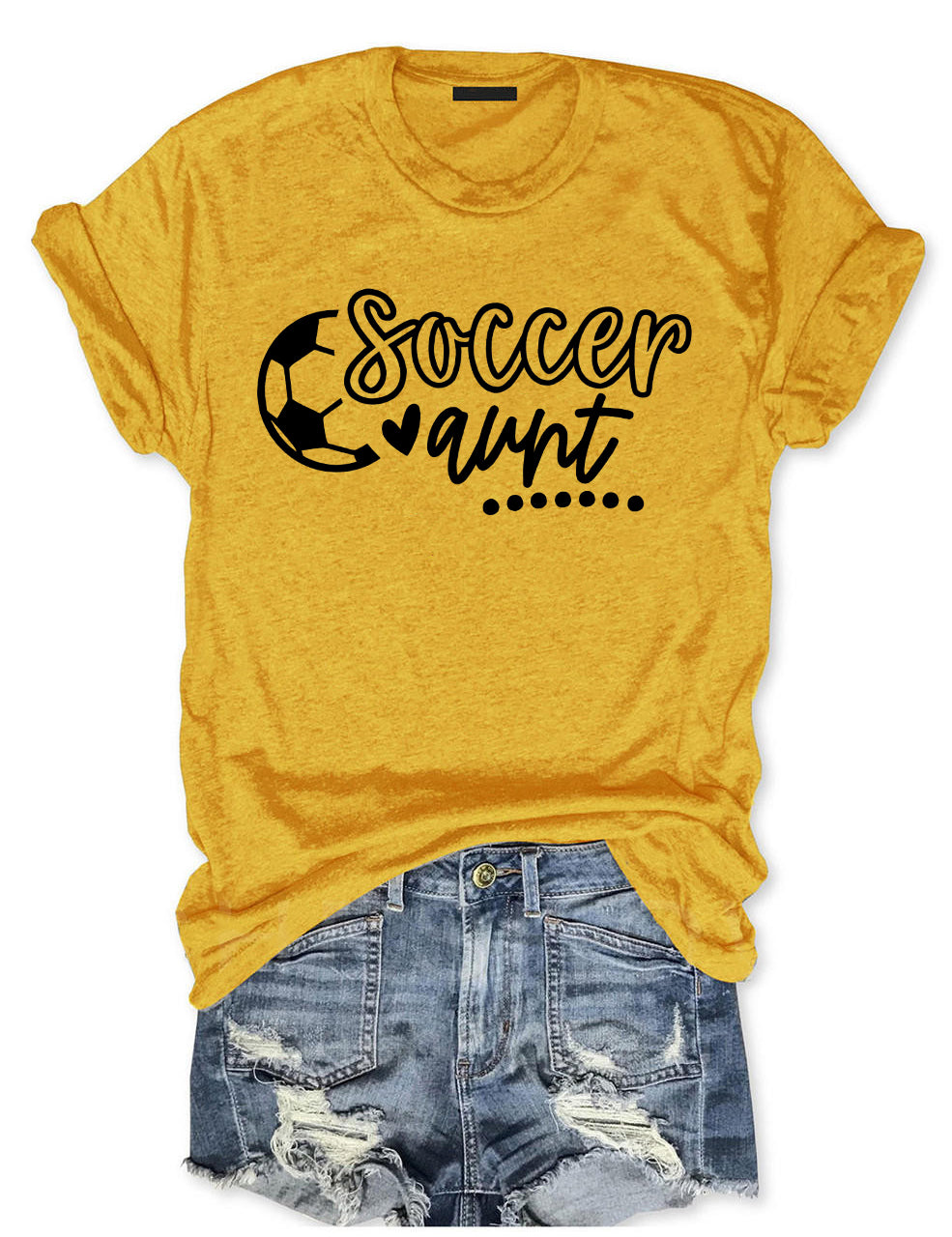 Cute Soccer Aunt T-shirt