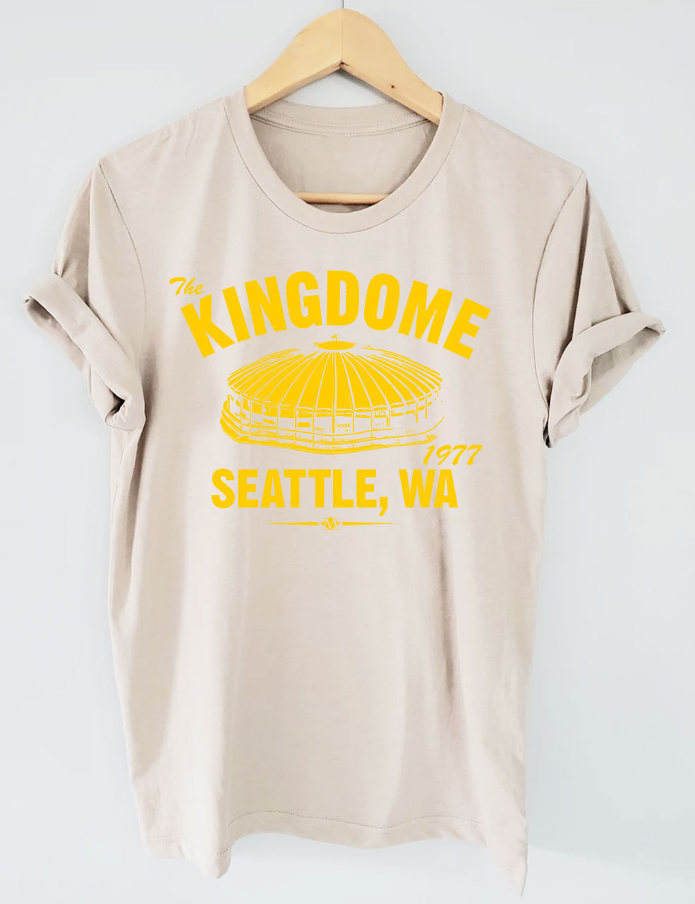 The Kingdome 1977 Baseball T-shirt