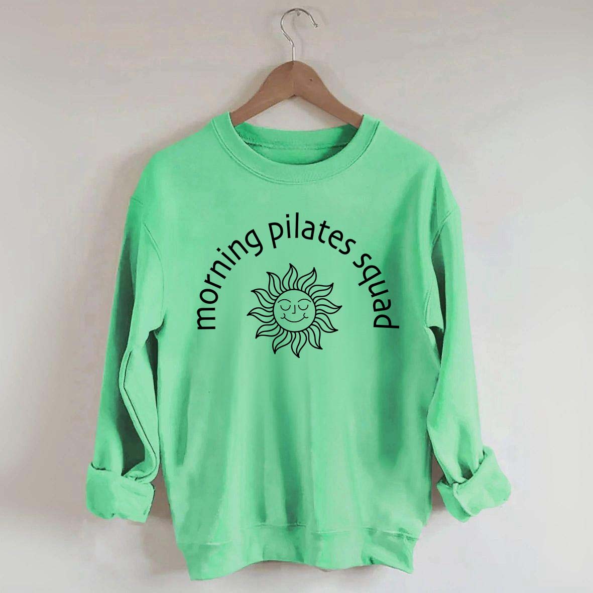 Morning Pilates Squad Workout Sweatshirt