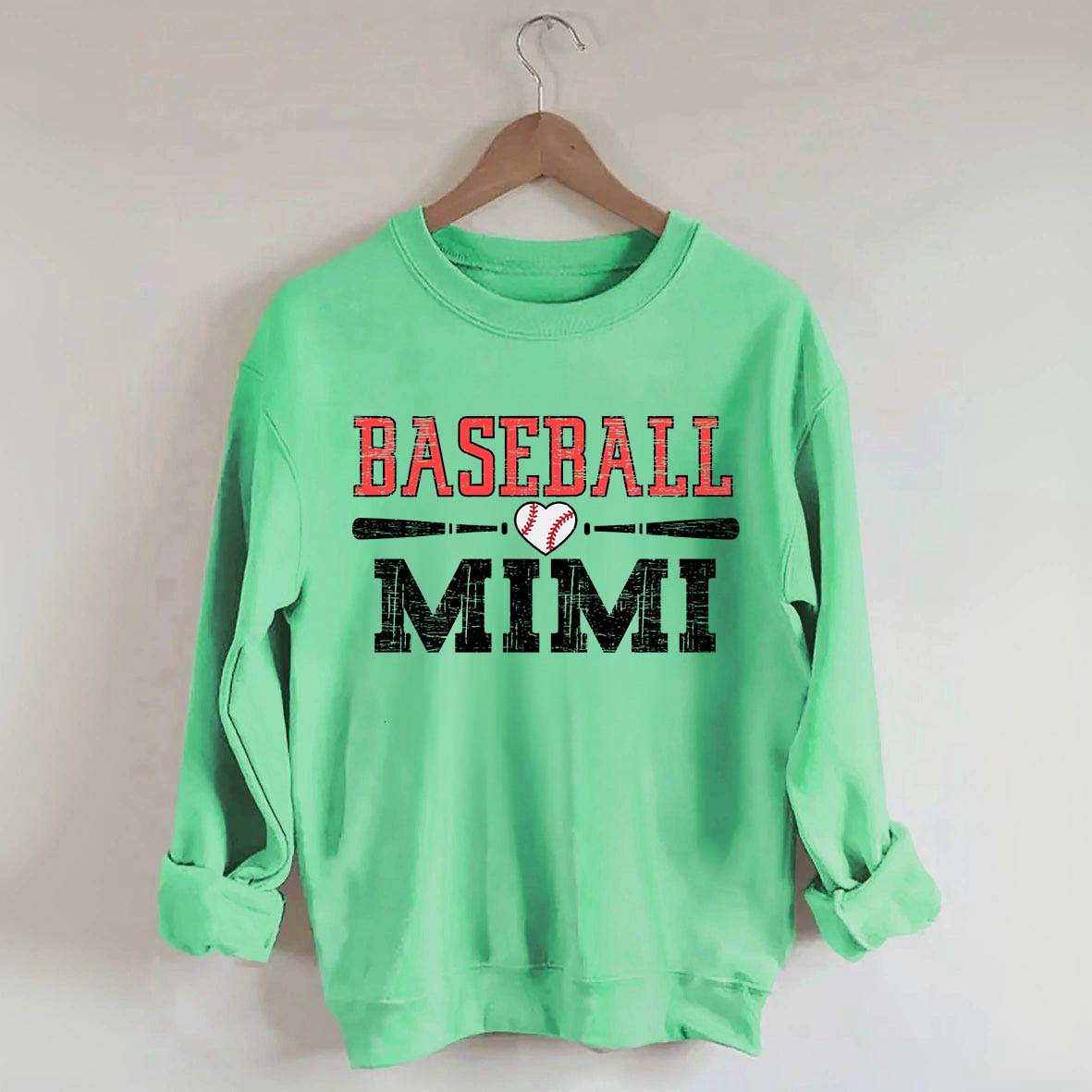 Mimi Baseball Ladies Cute Sweatshirt