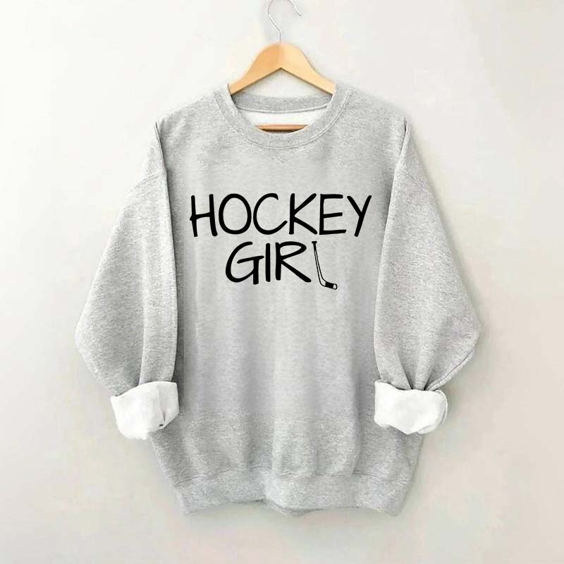 Hockey Girl Lover Cute Sweatshirt