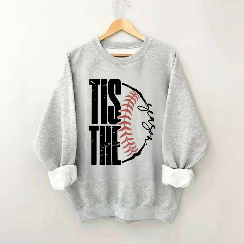 Tis The Season Baseball Softball Sweatshirt