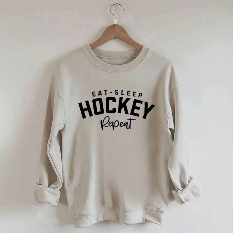 Eat Sleep Hockey Repeat Sweatshirt