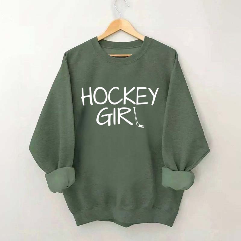 Hockey Girl Lover Cute Sweatshirt